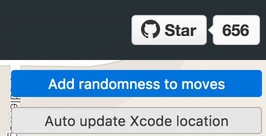 Auto update Xcode location anklicken