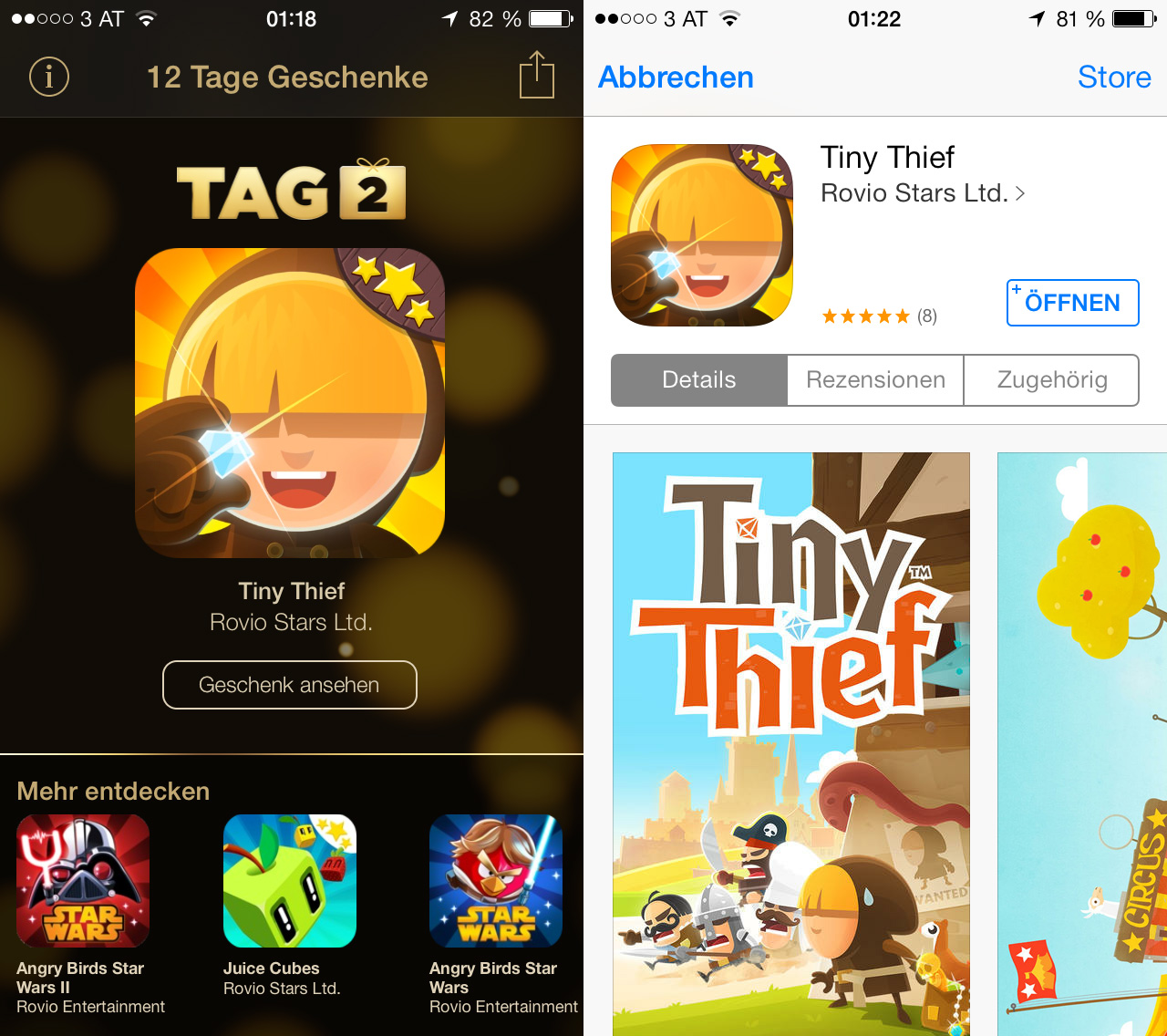12 Tage Geschenke: Tag 02: Tiny Thief kostenlos in Österreich, Hack4Life, Review, Test, Download, kostenlos, Fabian Geissler