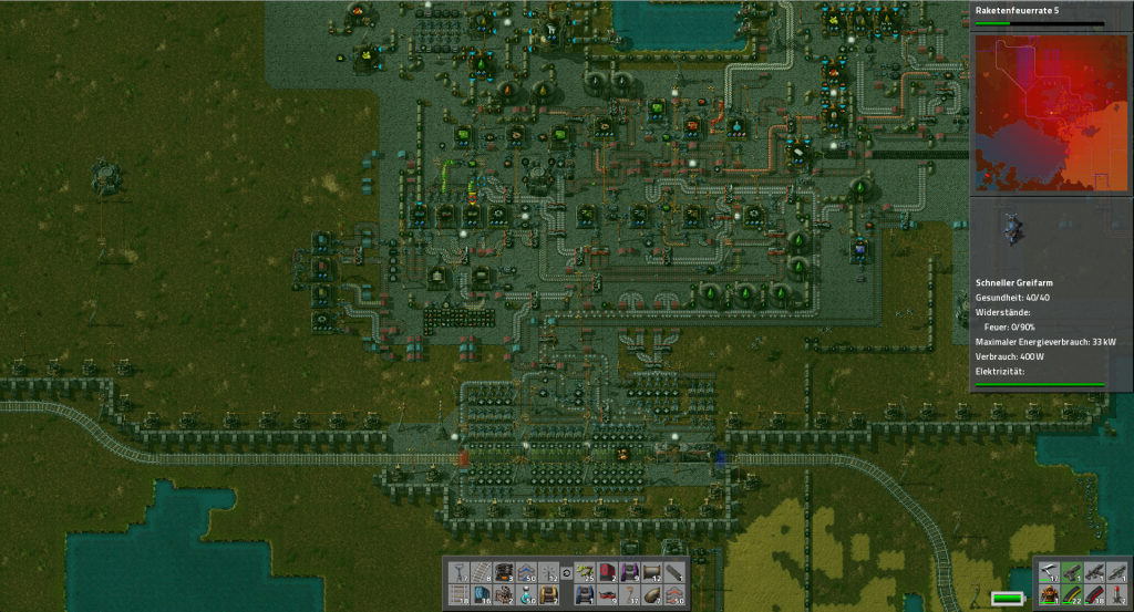 Factorio - Eisenverarbeitung und autonome Produktion ... - 1024 x 553 png 1157kB