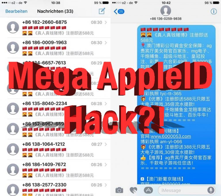 Mega AppleID Hack?!