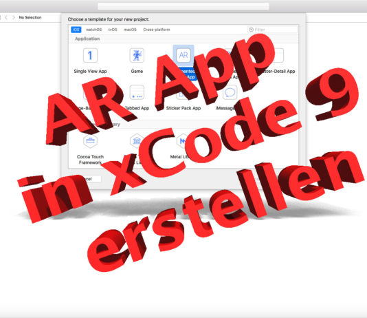 Augmented Reality App in xCode 9 erstellen, Hack4Life, Anleitung, Erklärung