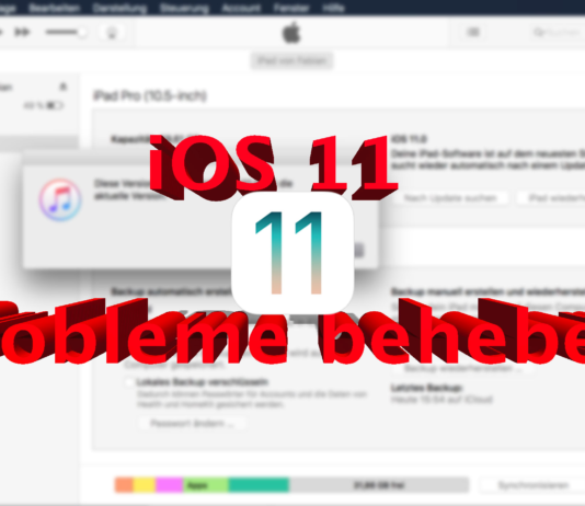 Probleme bei der Installation von iOS 11 beheben, Hack4Life ,Anleitung