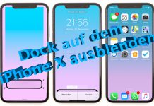 Dock auf dem iPhone X ausblenden - So funktioniert's, Anleitung, Hack4Life, Fabian Geissler, Anleitung, Tutorial, Wallpaper, Trick, iOS 11, iOS 11.1