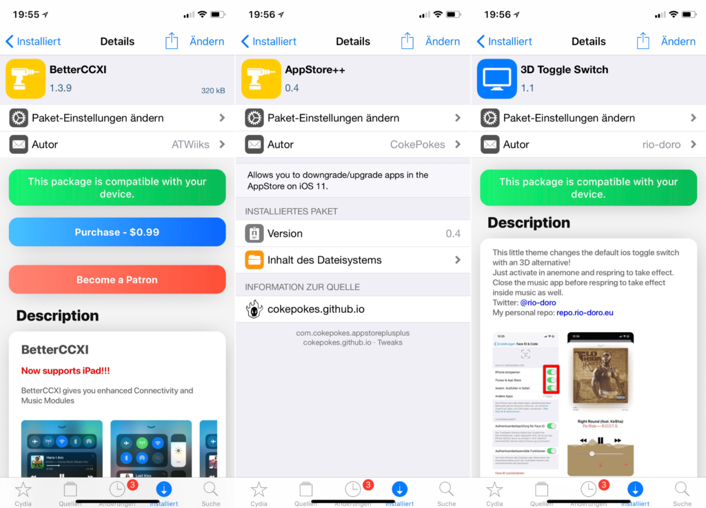 Top Cydia Tweaks: BetterCCXI, AppStore++ & weitere ... - 1024 x 737 png 398kB