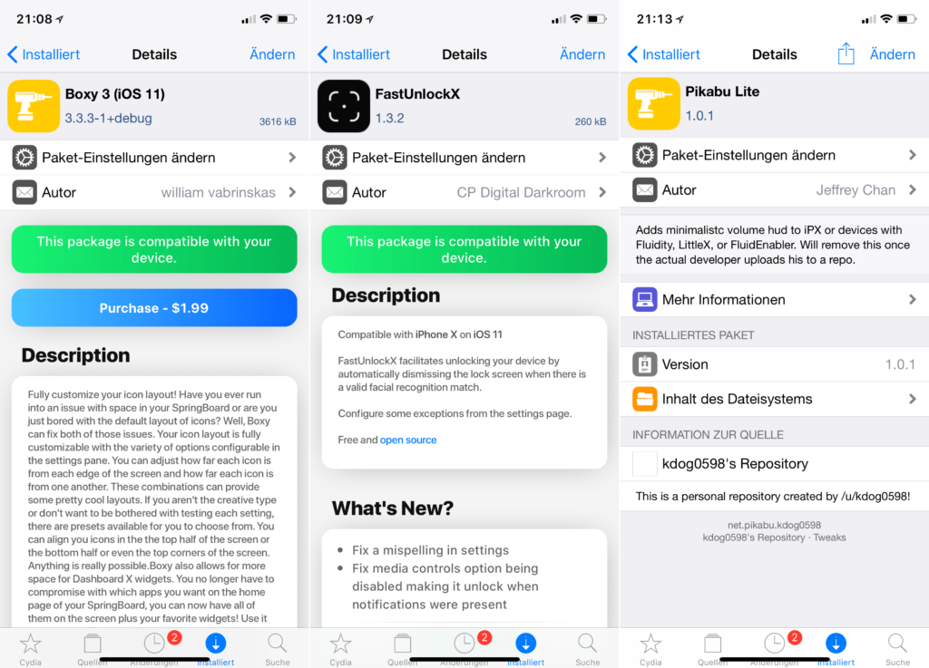 Top Cydia Tweaks: Boxy 3, Pikabu Lite & weitere – Ausgabe ... - 1024 x 737 png 271kB