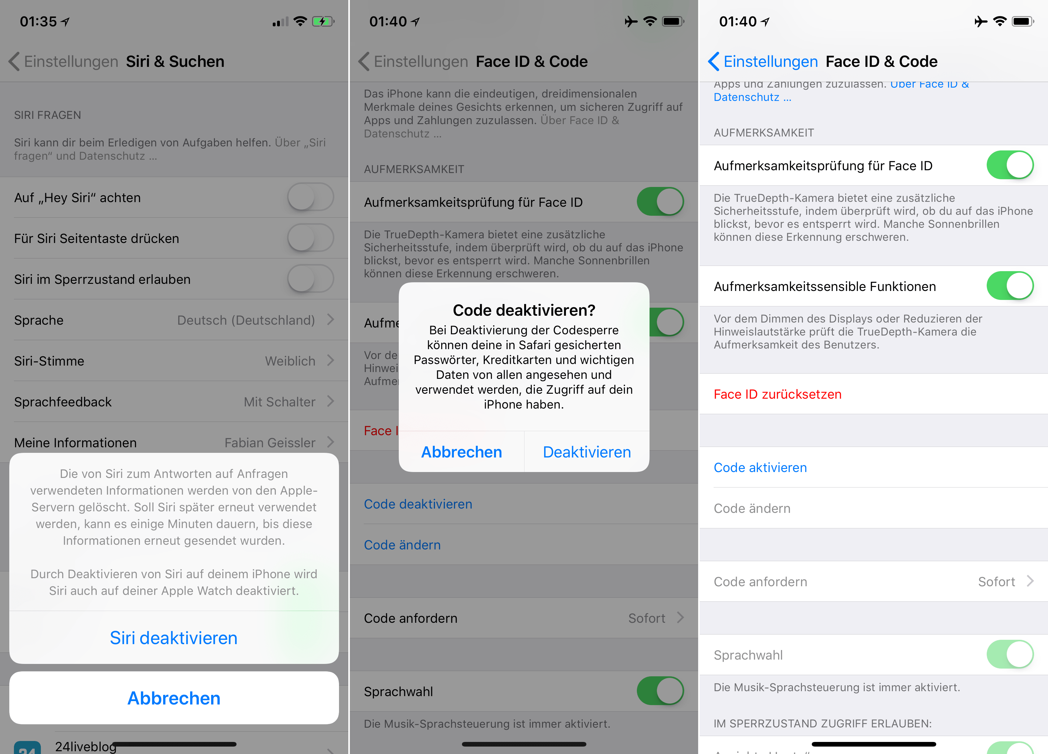 Siri und Code deaktivieren für den Electra iOS 11.3.1 Jailbreak, Anleitung von Hack4Life