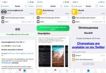 AnsweringMachineX, BetterSettings, MoveUpCydia, NotesConfirmToDelete, StackXI, DHelper, Top Cydia Tweaks Issue 8, Hack4Life, Fabian Geissler