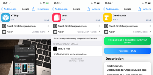 bstat, CleanSpotFooters, DarkSounds, TitleMore, YTSkip, Top Cydia Tweaks, Issue 17, Hack4Life, Fabian Geissler, iOS 11, iOS 12, Download, .deb, free, tutorial, Review, how to