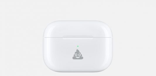AirPods Pro kostenlos verschönern, Hack4Life, Fabian Geissler, Apple Online Store, Emoji auf AirPods Pro, Kostenlose Gravur für AirPods, Anleitung, Poop Emoji auf AirPods Pro