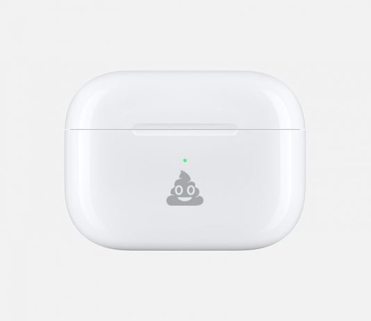 AirPods Pro kostenlos verschönern, Hack4Life, Fabian Geissler, Apple Online Store, Emoji auf AirPods Pro, Kostenlose Gravur für AirPods, Anleitung, Poop Emoji auf AirPods Pro
