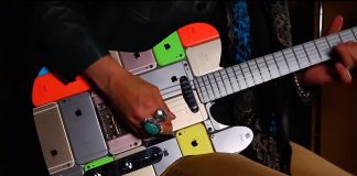 iPhone Gitarre aus 107 iPhones, Hack4Life, Fabian Geissler, Copper guitars, Anleitung, Video, Wie macht man eine Gitarre aus iPhones