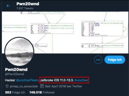 iPhone 11 Jailbreak Status für iOS 13, hack4Life, iPhone 11 Jailbreak Vorbereitungen, Fabian Geissler, Anleitung, Tutorial, pwn20wnd iPhone 11 iOS 13 Jailbreak, iPhone 11 Jailbreak, Anleitung, Tutorial iPhone 11 Jailbreak