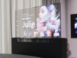 Transparenter OLED Bildschirm von LG auf der CES 2021 gezeigt Transparenter OLED Bildschirm von LG auf der CES 2021 gezeigt, Hack4Life, Fabian Geissler, CES 2021, LG, OLED