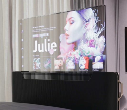 Transparenter OLED Bildschirm von LG auf der CES 2021 gezeigt, Hack4Life, Fabian Geissler, CES 2021, LG, OLED