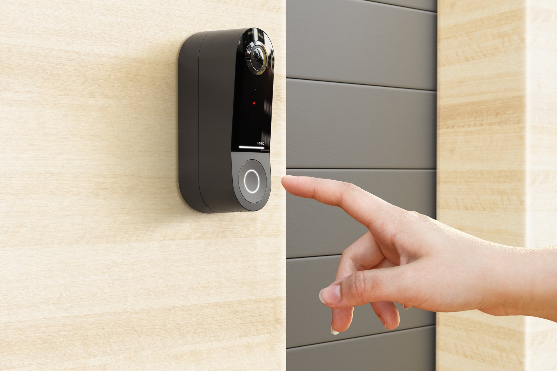 Smarte Video Türklingel von Belkin namens "Wemo Smart Video Doorbell" verwendet HomeKit Secure Video um Privatsphäre der Benutzer zu garantieren