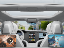 Nvidia GeForce Now Cloud Gaming Service in einem Auto