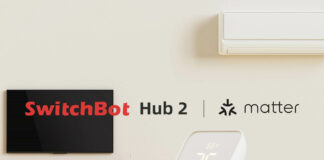 SwitchBot Hub 2 mint Matter Unterstützung auf der CES 2023 in Las Vegas vorgestellt