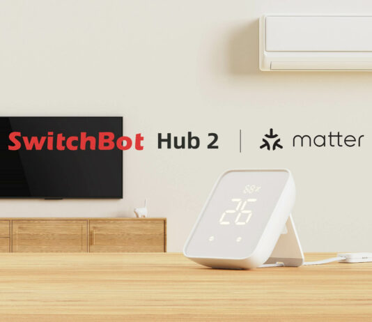 SwitchBot Hub 2 mint Matter Unterstützung auf der CES 2023 in Las Vegas vorgestellt